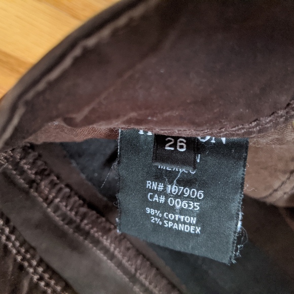 Hudson suede pants size 26 - Picture 7 of 8